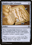 Nimblewright Schematic (CLB-330) [Commander Legends: Battle for Baldur's Gate]