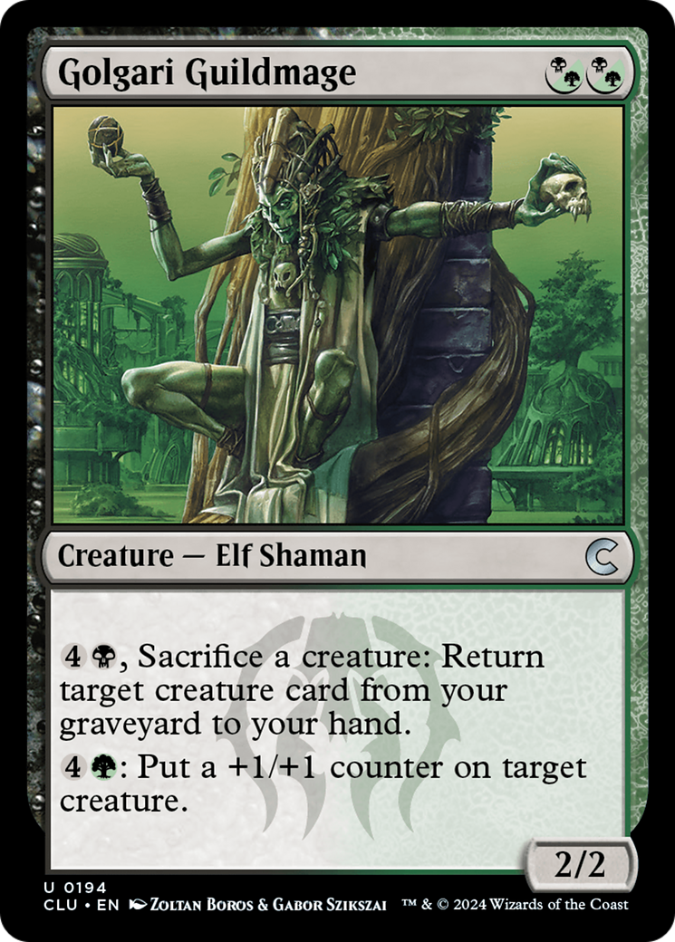 Golgari Guildmage (CLU-194) [Ravnica: Clue Edition]