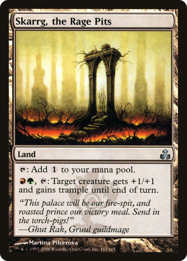 Skarrg, the Rage Pits (GPT-163) [Guildpact] Foil