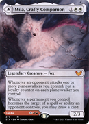 Mila, Crafty Companion // Lukka, Wayward Bonder (STX-277) [Strixhaven: School of Mages] (Borderless) Foil