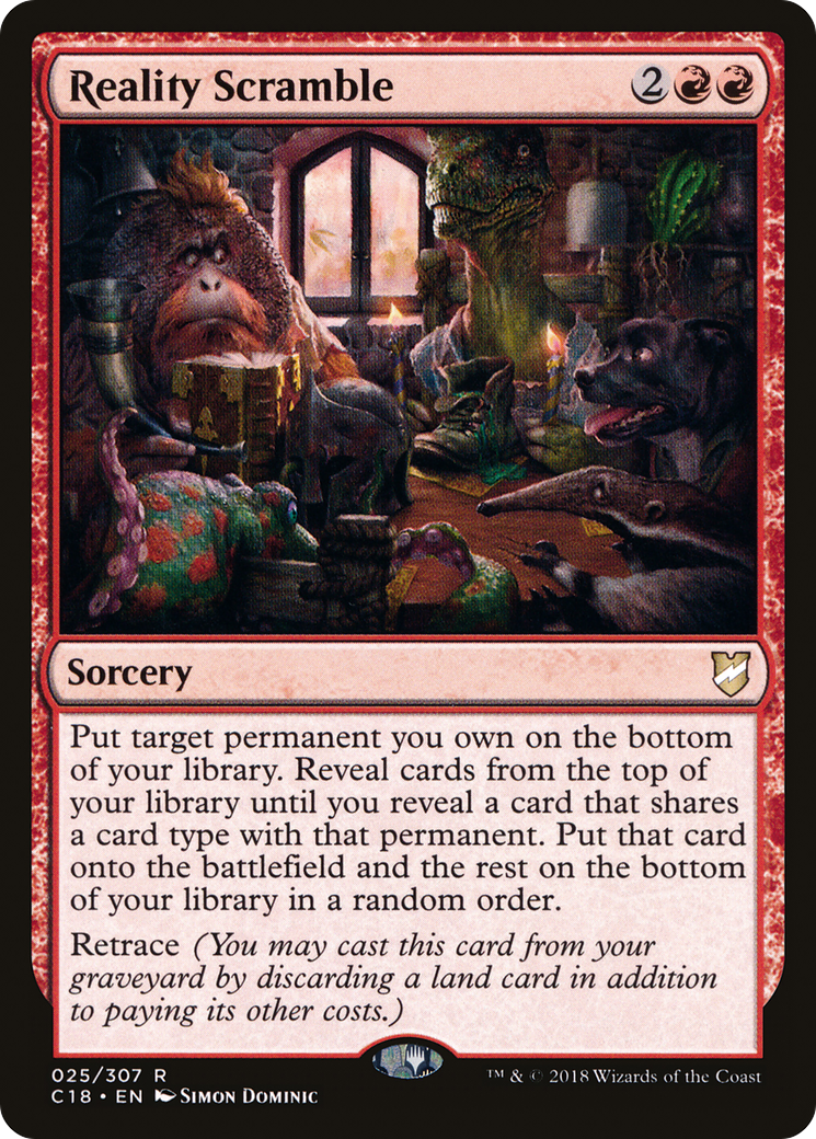 Reality Scramble (C18-025) [Commander 2018]