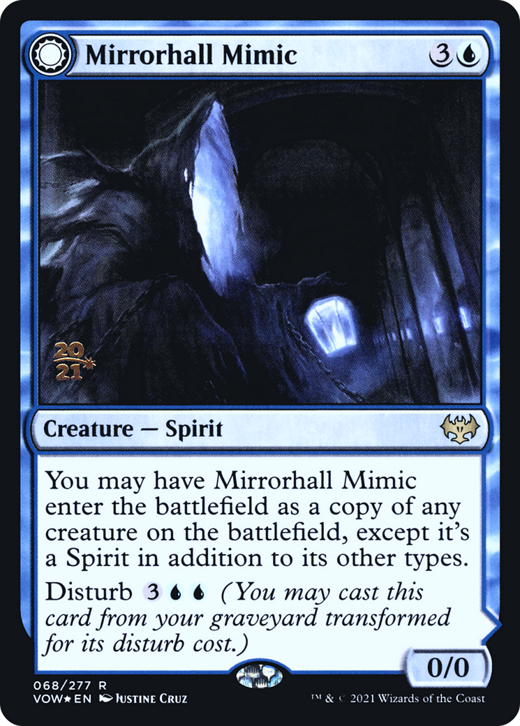 Mirrorhall Mimic (PRE-068) [Innistrad: Crimson Vow Promos] Foil