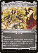 Norika Yamazaki, the Poet (Showcase) (NEO-311) [Kamigawa: Neon Dynasty] Foil