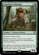 Stonehoof Chieftain (CMM-325) [Commander Masters] Foil