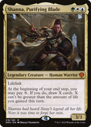 Shanna, Purifying Blade (PPDMU-218) [Promo Pack: Dominaria United Promos]