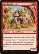 Goblin Warchief (DDN-009) [Duel Decks: Speed vs. Cunning]