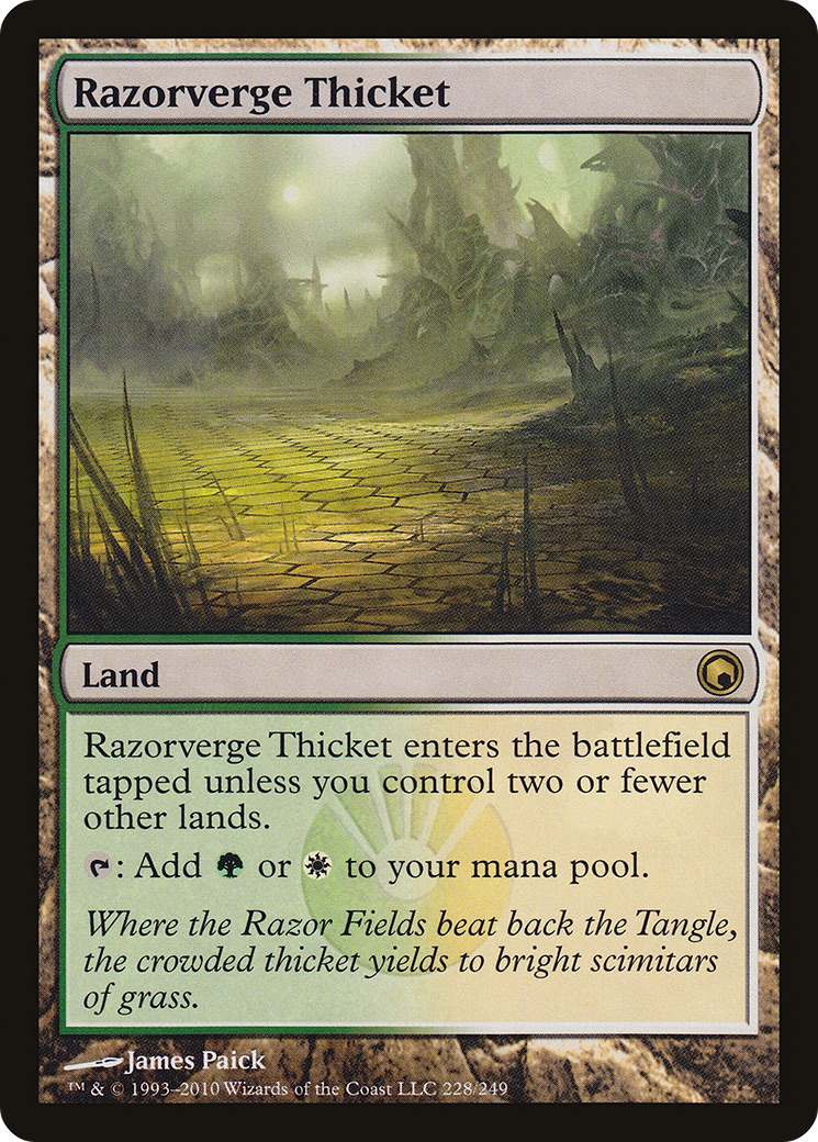 Razorverge Thicket (SOM-228) [Scars of Mirrodin] Foil
