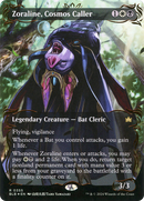 Zoraline, Cosmos Caller (BLB-355) [Bloomburrow]: (Showcase) (Borderless) Foil
