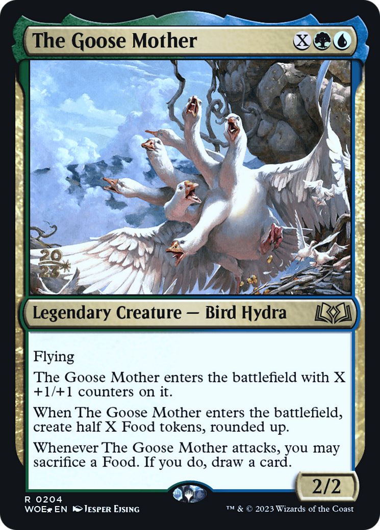 The Goose Mother (PRE-204S) [Wilds of Eldraine Promos] Foil