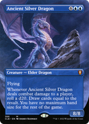 Ancient Silver Dragon (Borderless) (CLB-366) [Commander Legends: Battle for Baldur's Gate]