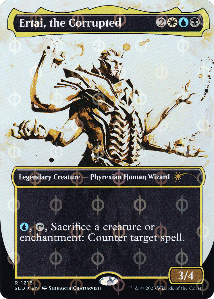 Ertai, the Corrupted (SLD-1216) [Secret Lair Drop] (Borderless) Foil