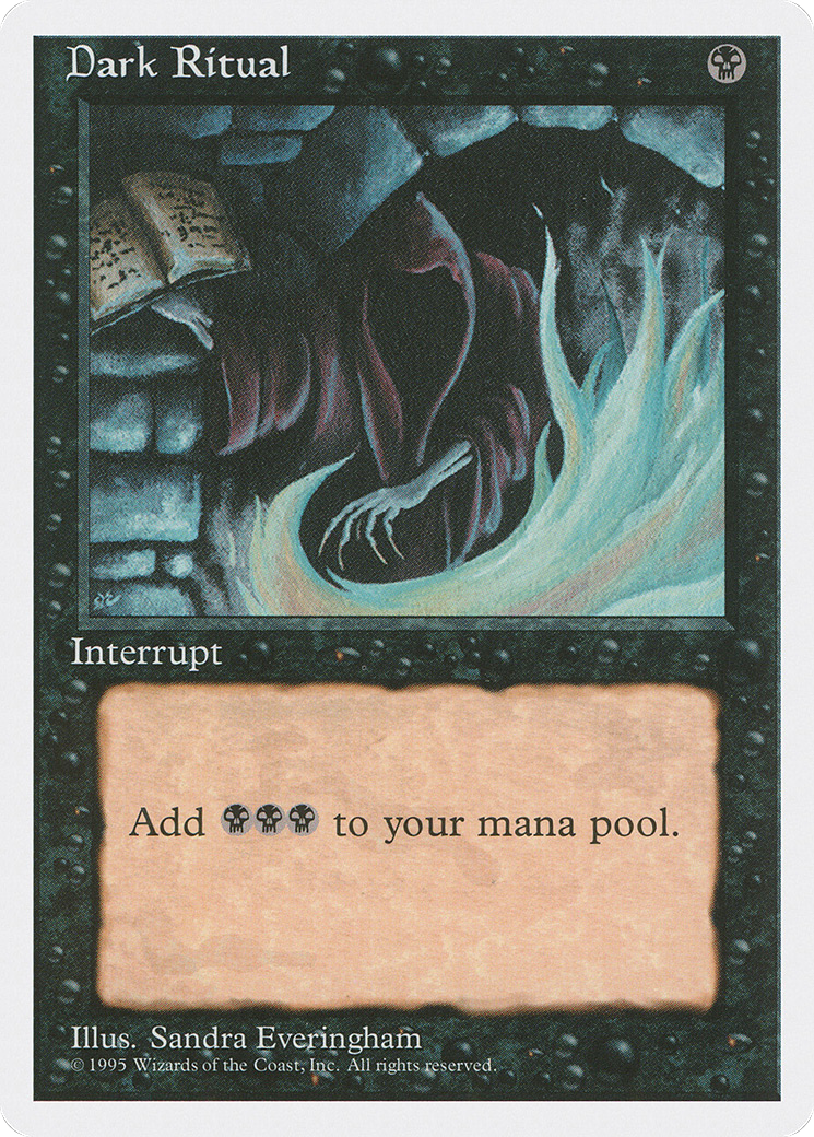 Dark Ritual (4ED-013) [Fourth Edition]