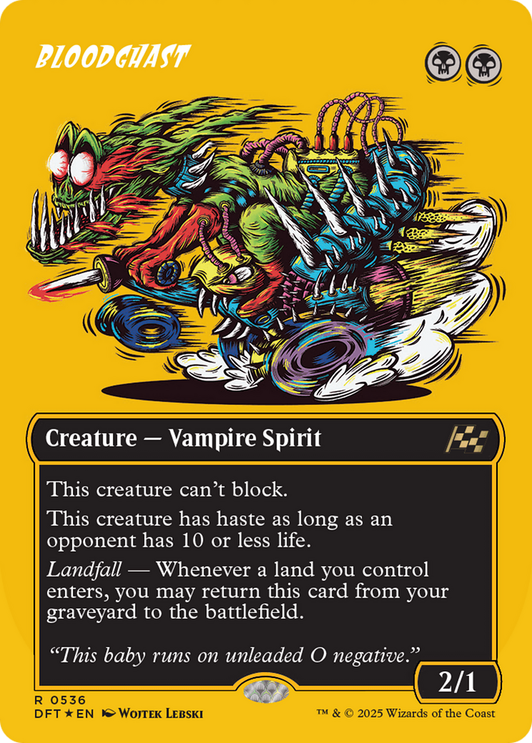 Bloodghast (DFT-536) [Aetherdrift] (Borderless) Foil