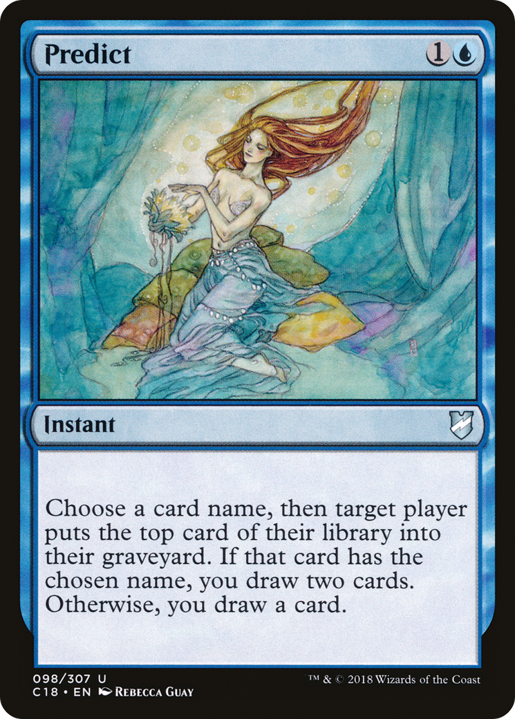 Predict (C18-098) [Commander 2018]