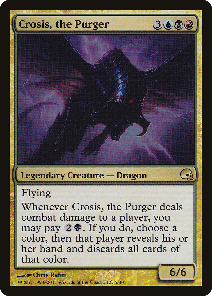 Crosis, the Purger (GRV-005) [Premium Deck Series: Graveborn] Foil