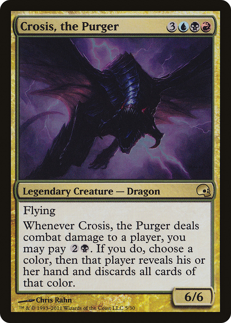 Crosis, the Purger (GRV-005) [Premium Deck Series: Graveborn] Foil