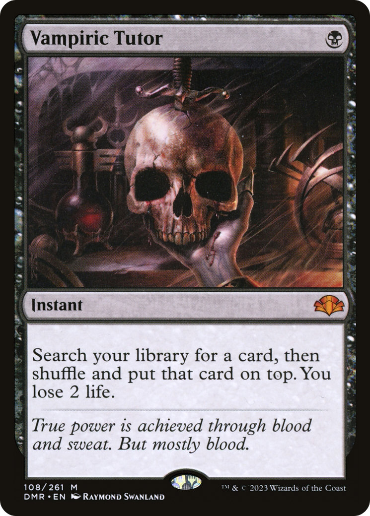 Vampiric Tutor (DMR-108) [Dominaria Remastered] Foil