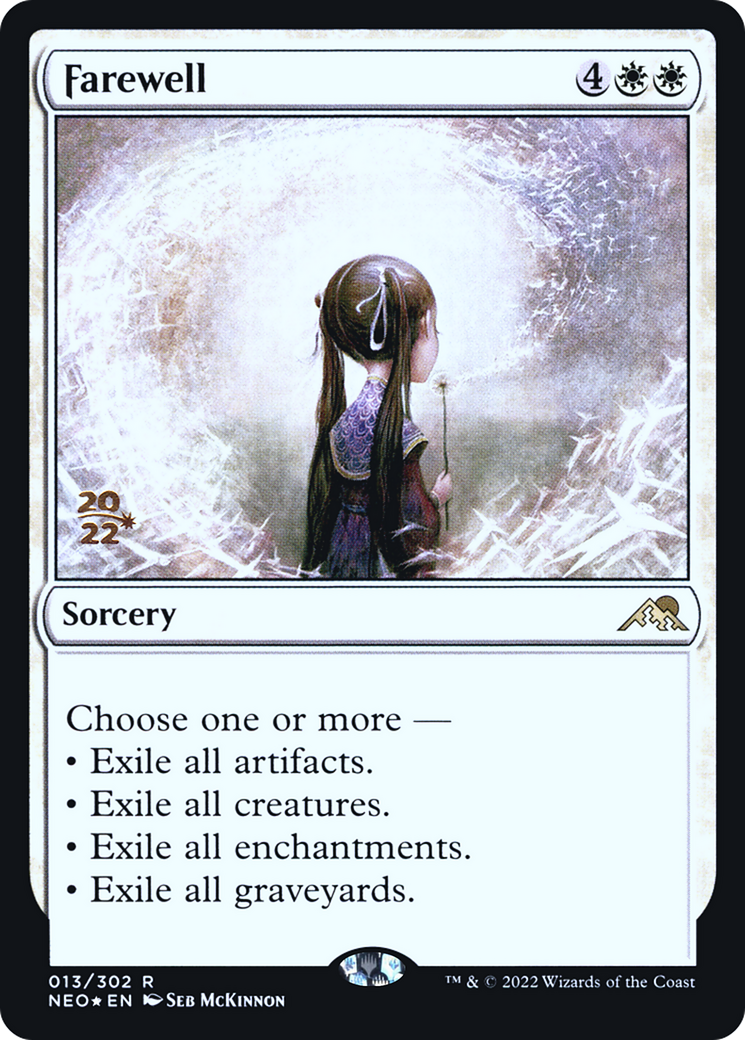 Farewell (PRE-013) [Kamigawa: Neon Dynasty Promos] Foil