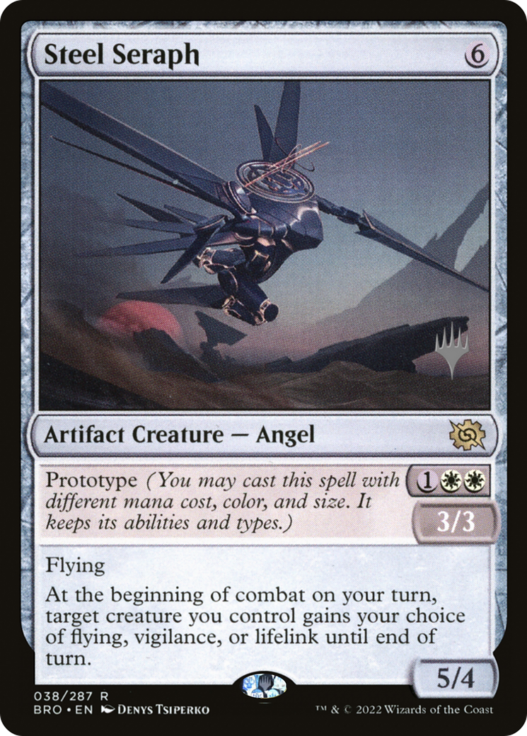 Steel Seraph (PPBRO-038) [Promo Pack: The Brothers' War Promos]