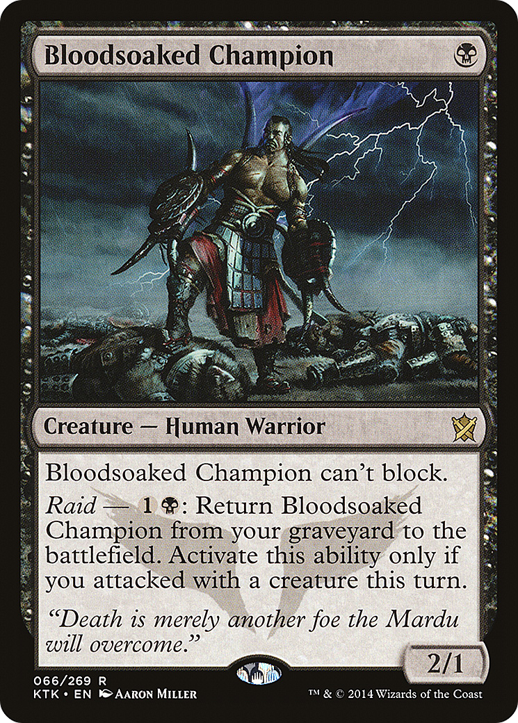 Bloodsoaked Champion (KTK-066) [Khans of Tarkir]