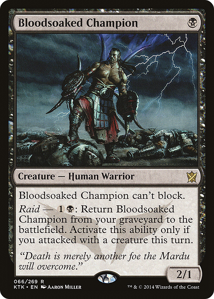 Bloodsoaked Champion (KTK-066) [Khans of Tarkir]