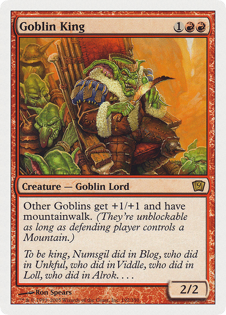 Goblin King (9ED-192) [Ninth Edition] Foil