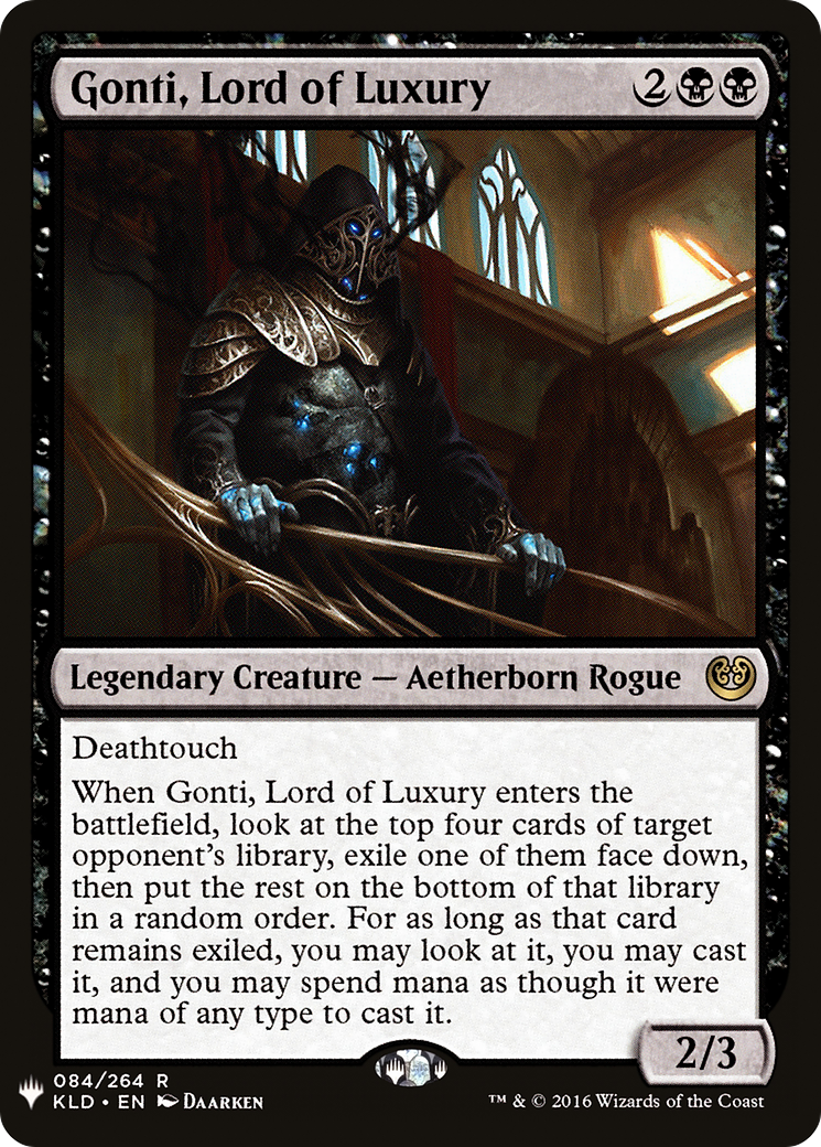 Gonti, Lord of Luxury (LIST-KLD-84) [The List]