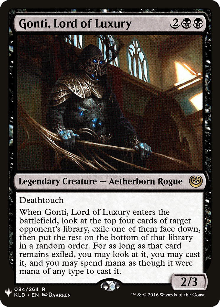 Gonti, Lord of Luxury (LIST-KLD-84) [The List]