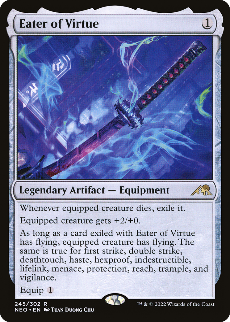 Eater of Virtue (NEO-245) [Kamigawa: Neon Dynasty]