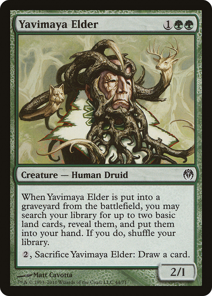 Yavimaya Elder (DDE-044) [Duel Decks: Phyrexia vs. the Coalition]