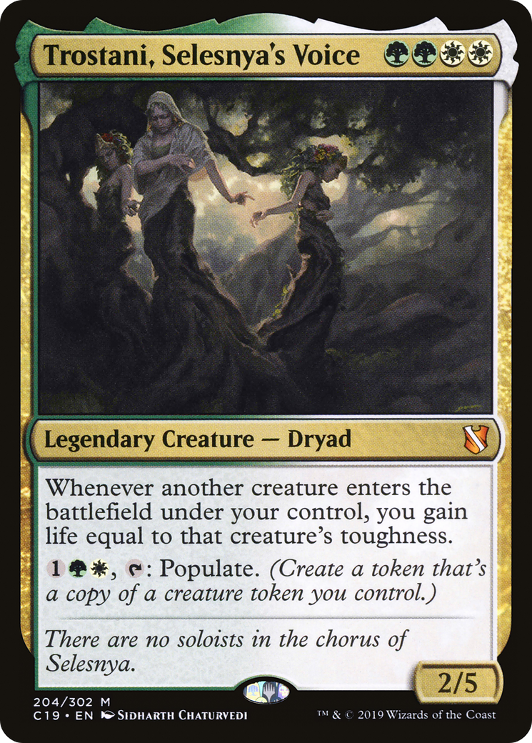 Trostani, Selesnya's Voice (C19-204) [Commander 2019]