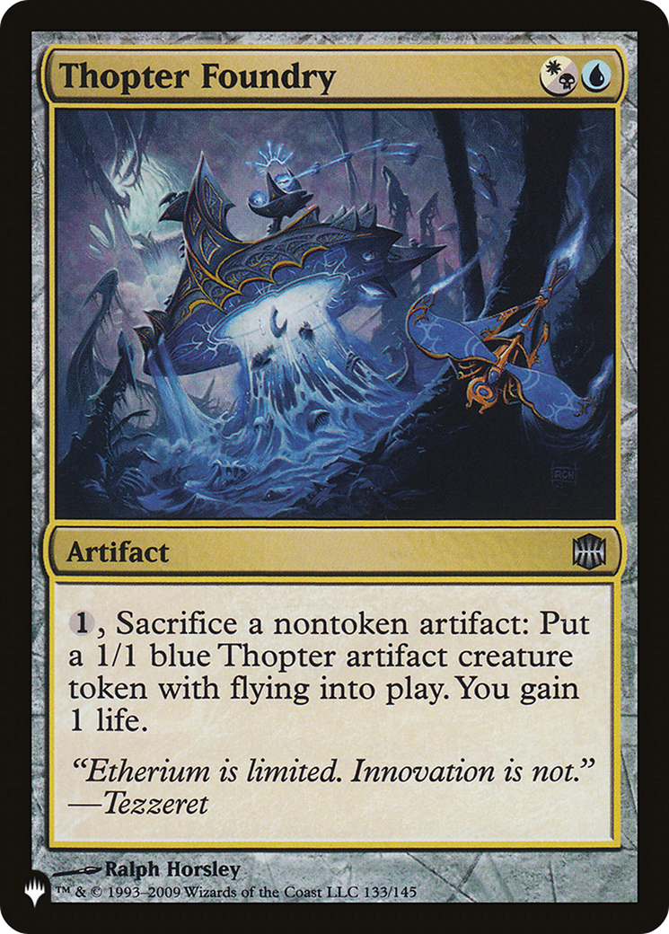 Thopter Foundry (LIST-ARB-133) [The List] Foil