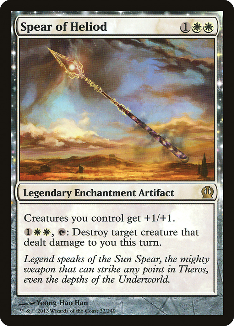 Spear of Heliod (THS-033) [Theros]: (enchantment)