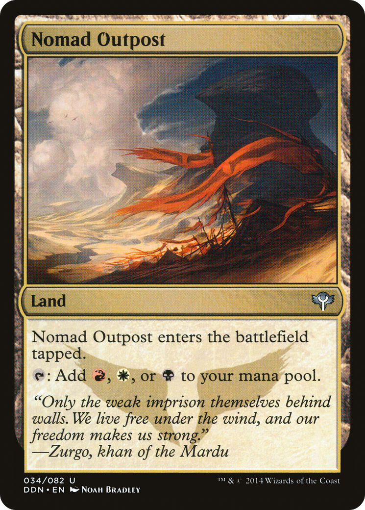 Nomad Outpost (DDN-034) [Duel Decks: Speed vs. Cunning]