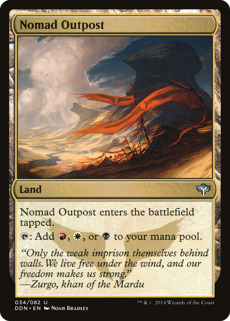 Nomad Outpost (DDN-034) [Duel Decks: Speed vs. Cunning]