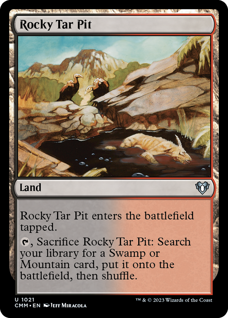 Rocky Tar Pit (CMM-1021) [Commander Masters]