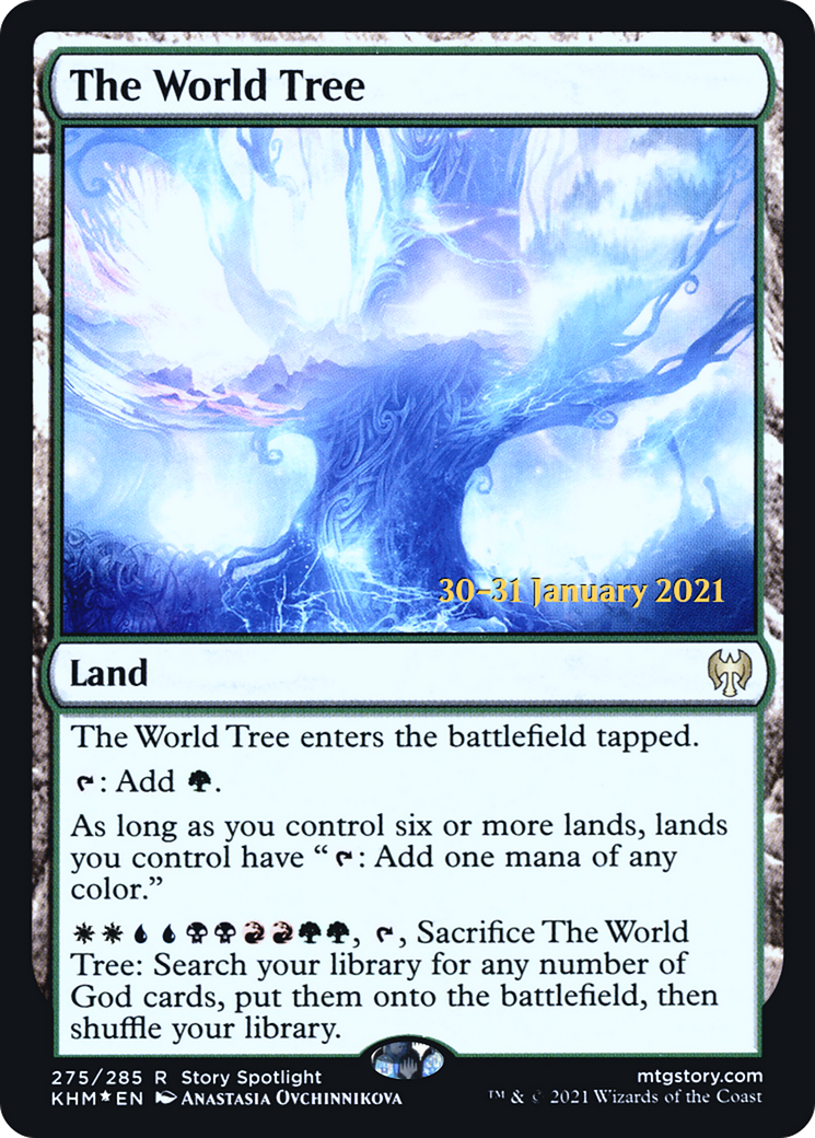 The World Tree (PRE-275S) [Kaldheim Promos] Foil