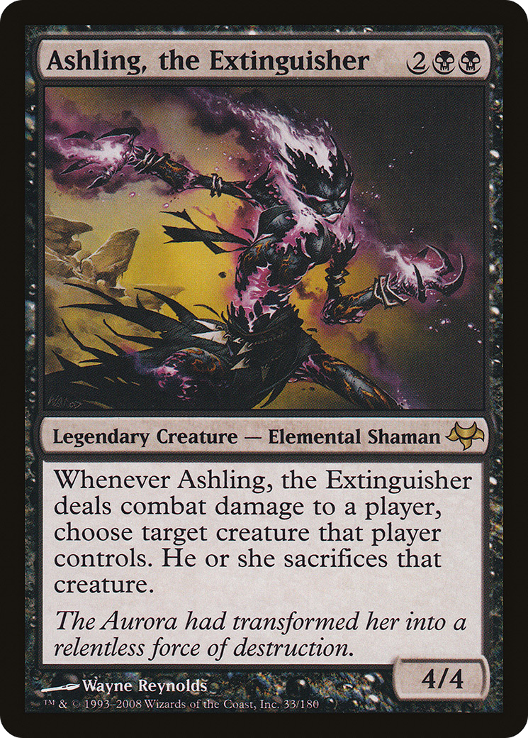 Ashling, the Extinguisher (EVE-033) [Eventide] Foil