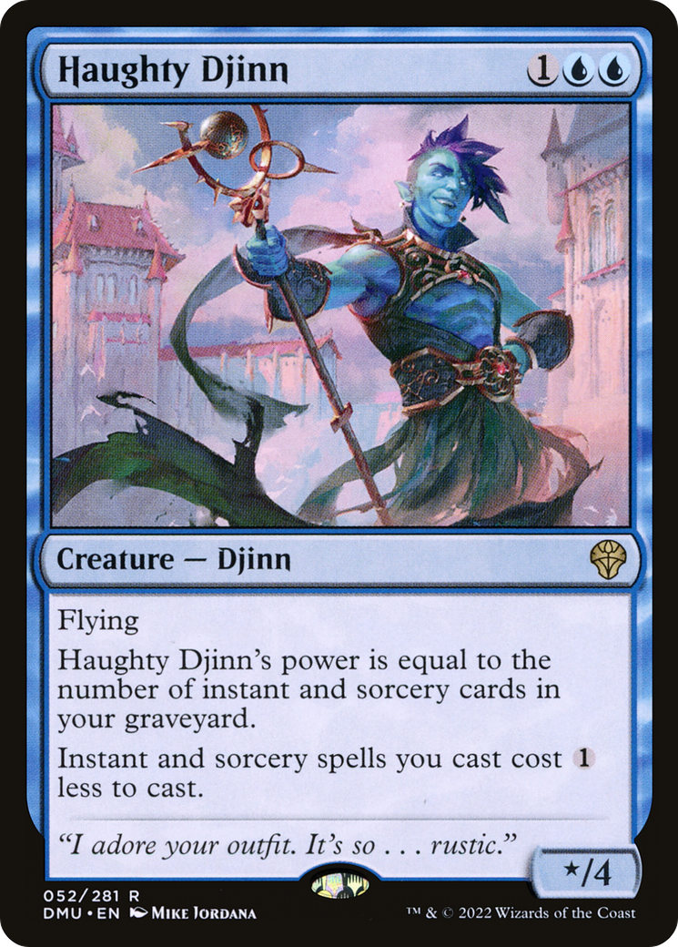 Haughty Djinn (DMU-052) [Dominaria United]