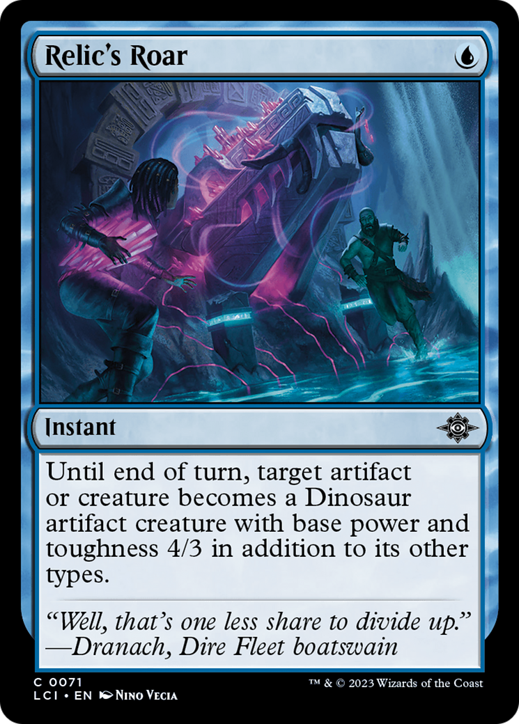 Relic's Roar (LCI-071) [The Lost Caverns of Ixalan] Foil
