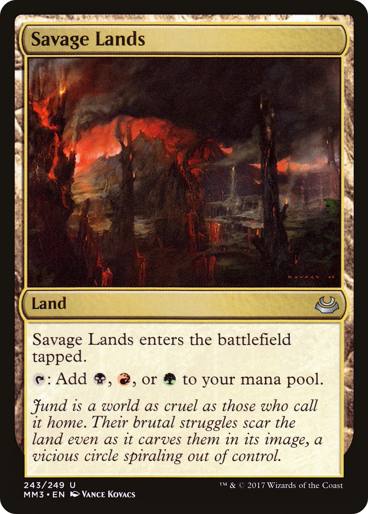 Savage Lands (MM3-243) [Modern Masters 2017] Foil