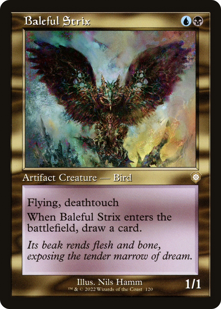 Baleful Strix (Retro Frame) (BRC-120) [The Brothers' War Commander]