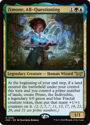 Zimone, All-Questioning (PPDSK-241P) [Duskmourn: House of Horror Promos] Foil