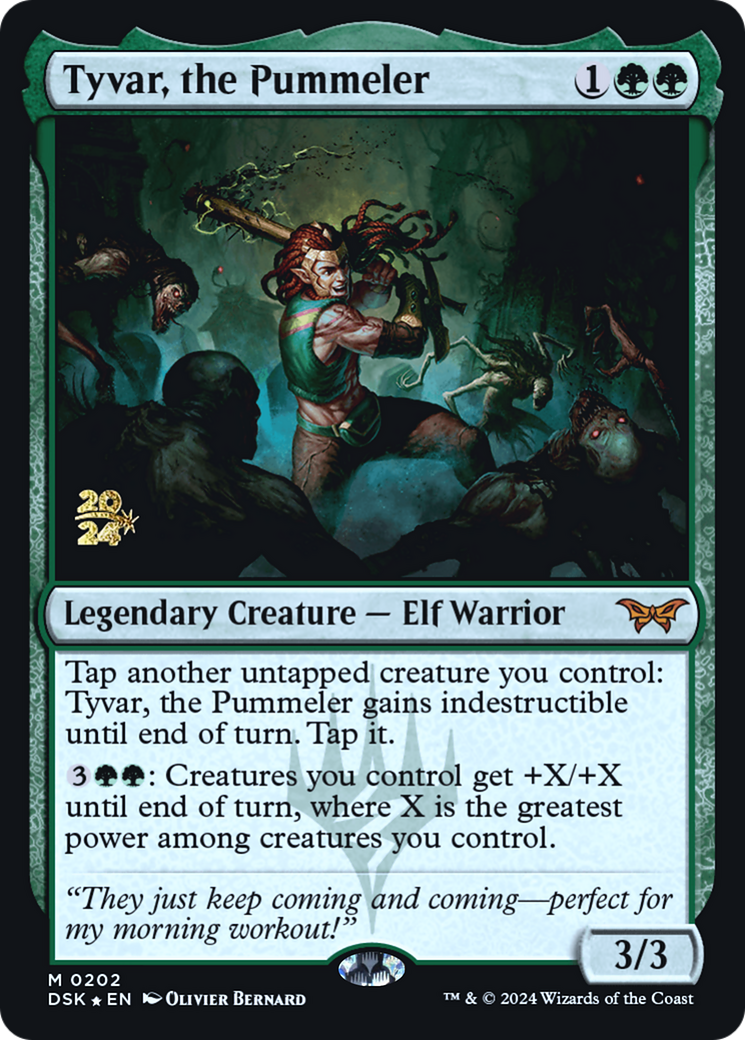 Tyvar, the Pummeler (PRE-202S) [Duskmourn: House of Horror Promos] Foil