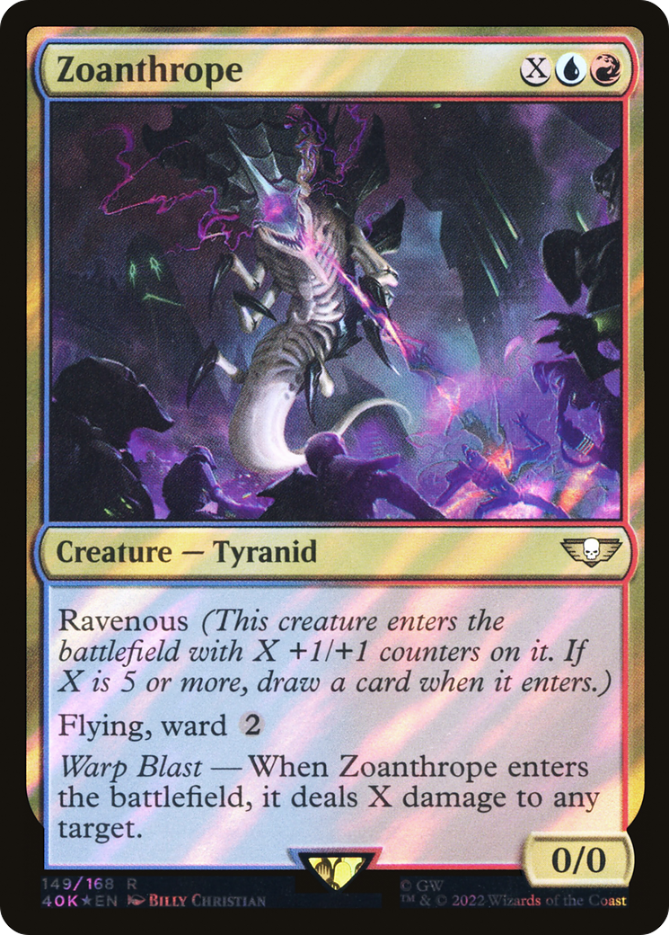 Zoanthrope (Surge Foil) (40K-149) [Warhammer 40,000 Commander] Foil