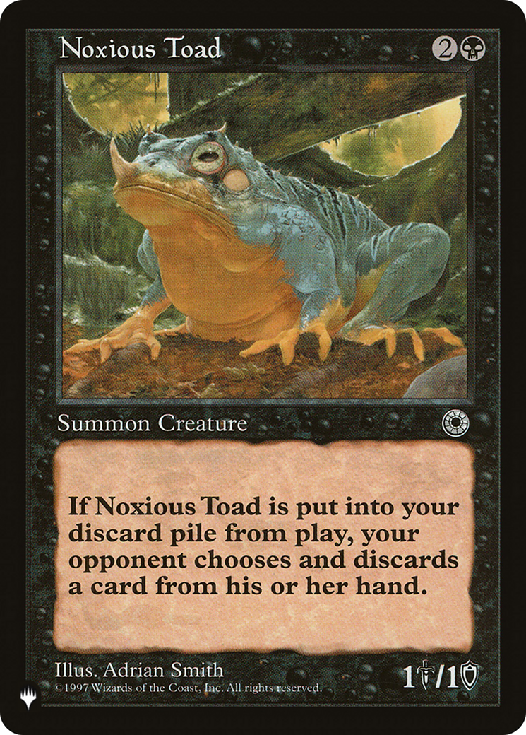 Noxious Toad (LIST-POR-104) [The List]
