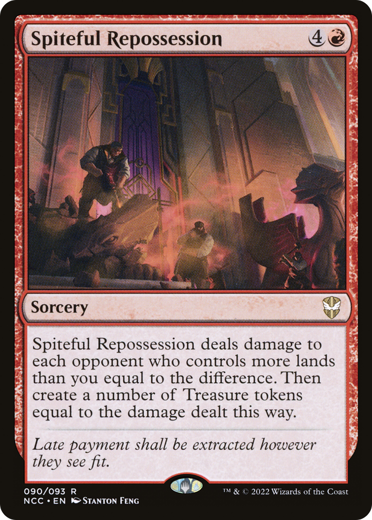Spiteful Repossession (NCC-090) [New Capenna Commander] Foil