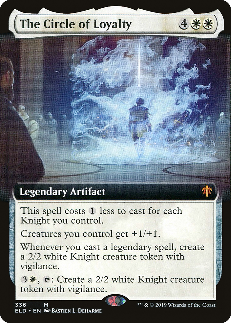 The Circle of Loyalty (ELD-336) [Throne of Eldraine]: (Extended Art)