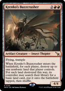 Krenko's Buzzcrusher (PPMKM-136P) [Murders at Karlov Manor Promos] Foil