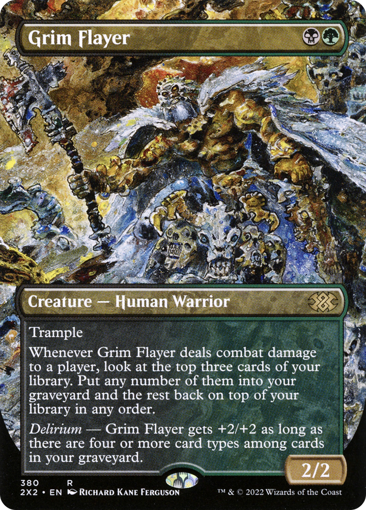 Grim Flayer (Borderless) (2X2-380) [Double Masters 2022]